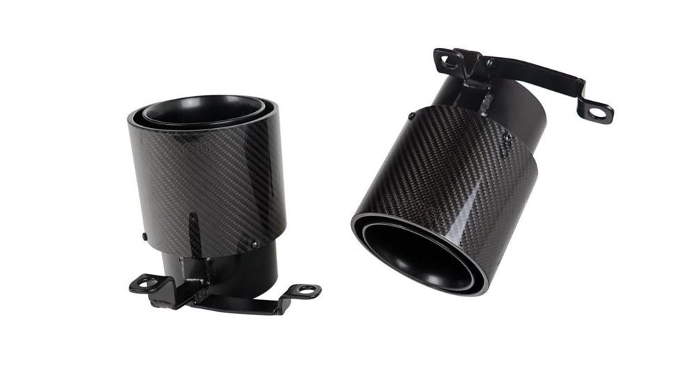 Lamborghini Huracan EVO/Spyder/RWD | Carbon Tailpipes - Visible Carbon